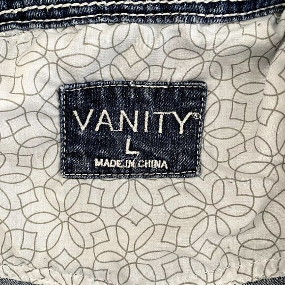 Vanity | Faded Jean Jacket | Denim Blue | Size: Large - Picture 4 of 8